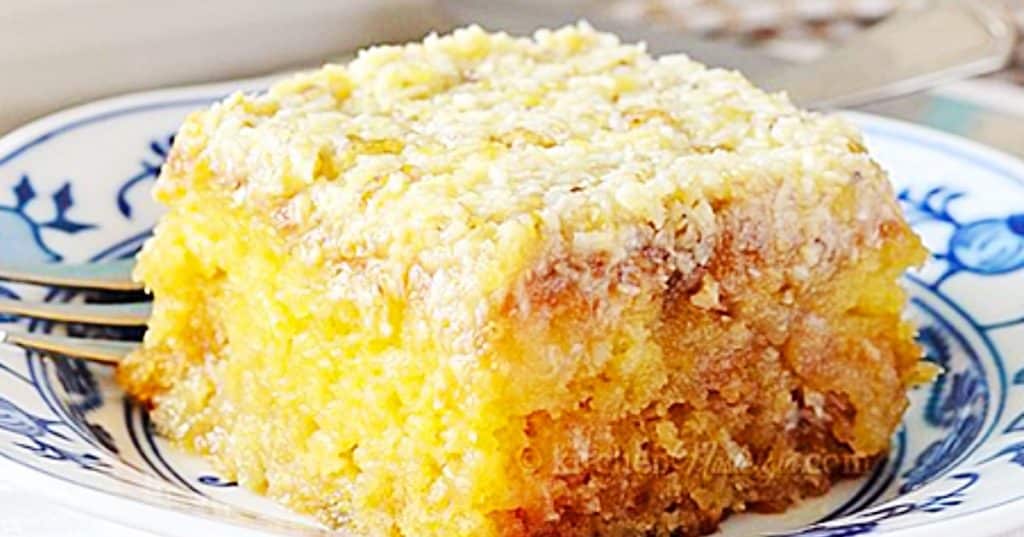 Texas Tornado Cake Recipe - Dessert Ideas - Canned Fruit Cake