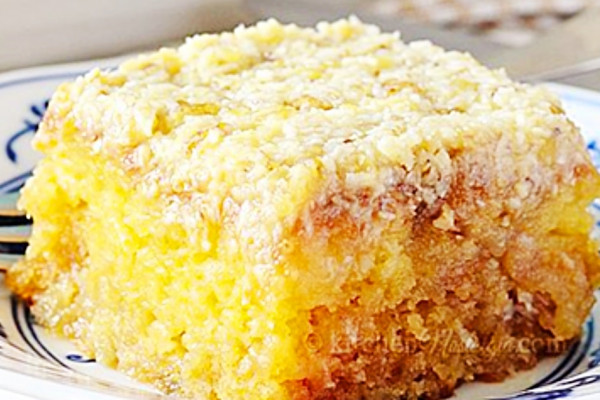 Texas Tornado Cake Recipe - Dessert Ideas - Canned Fruit Cake