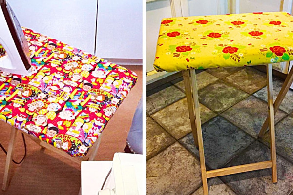 How To Make A TV Tray Ironing Board - Portable Ironing Board - Quilting Ironing Board