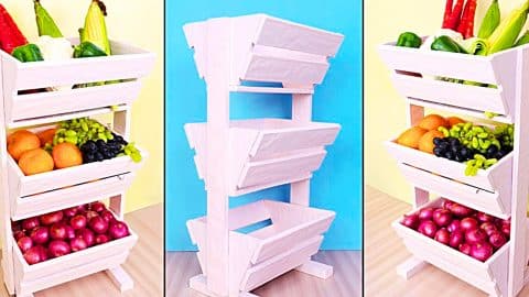 How To Make A vegetable Rack From Cardboard | DIY Joy Projects and Crafts Ideas