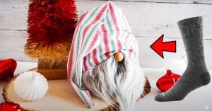 5-Minute DIY Christmas Sock Gnome