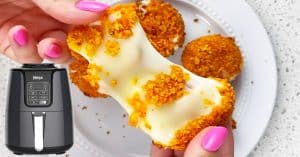 Air Fryer Doritos-Crusted Fried Cheese Recipe