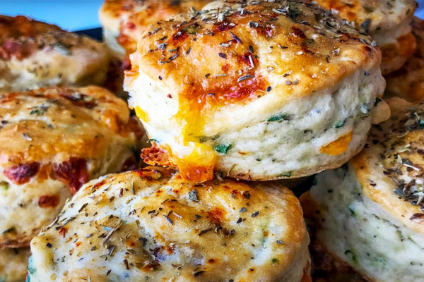Bacon Cheese Biscuit Recipe - Biscuit Recipes - Homemade Biscuit Recipes
