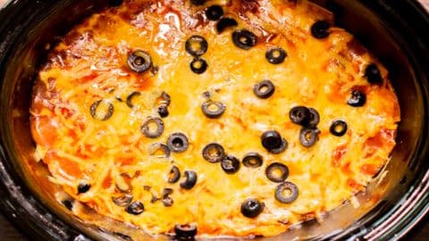 Crockpot Chicken Enchilada Casserole Recipe | DIY Joy Projects and Crafts Ideas