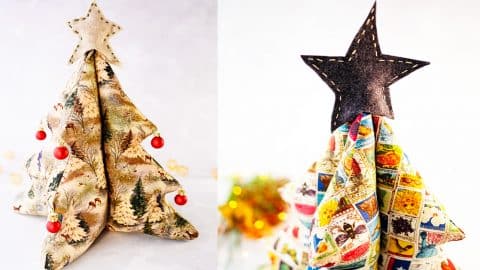 DIY Fabric Christmas Tree | DIY Joy Projects and Crafts Ideas