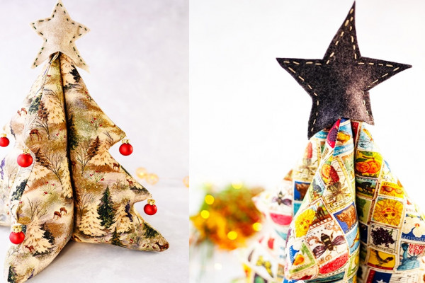 DIY Fabric Christmas Tree - DIY Sewing - DIY Christmas Gift Ideas