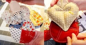DIY Quilted Angel Ornament