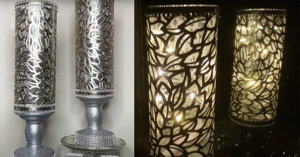 Dollar Tree DIY $5 Candle Holder - DIY Dollar Tree - Dollar Tree Decor