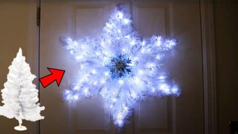 How to Make a DIY Dollar Tree Snowflake Christmas Decor