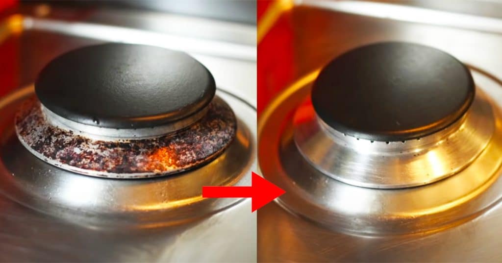 How To Clean A Gas Burner - Kitchen Hacks - Kitchen Cleaning