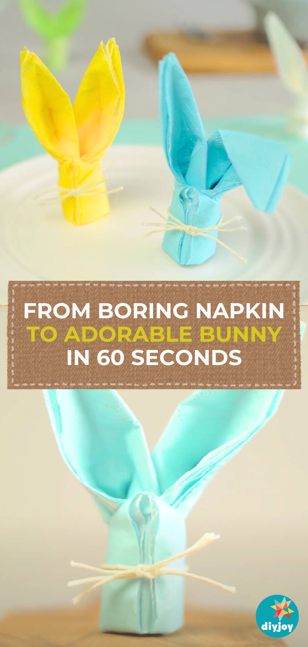 How To Fold A Bunny Napkin