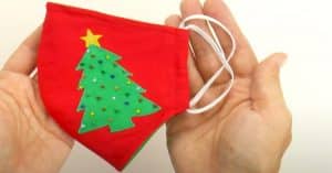 How to Sew a Christmas Face Mask (With Free Pattern)