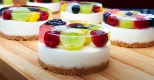 No-Bake Mini Fruit Cheesecake Recipe