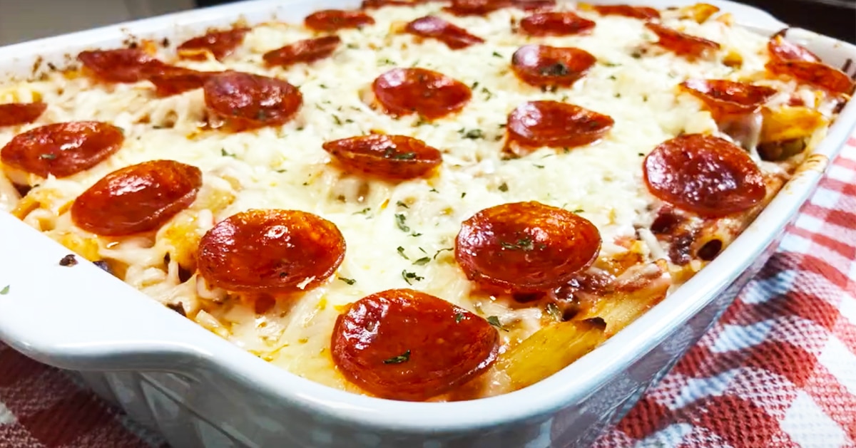 Pizza Casserole Recipe | DIY Joy Projects and Crafts Ideas