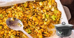 Slow Cooker Cornbread Dressing Recipe