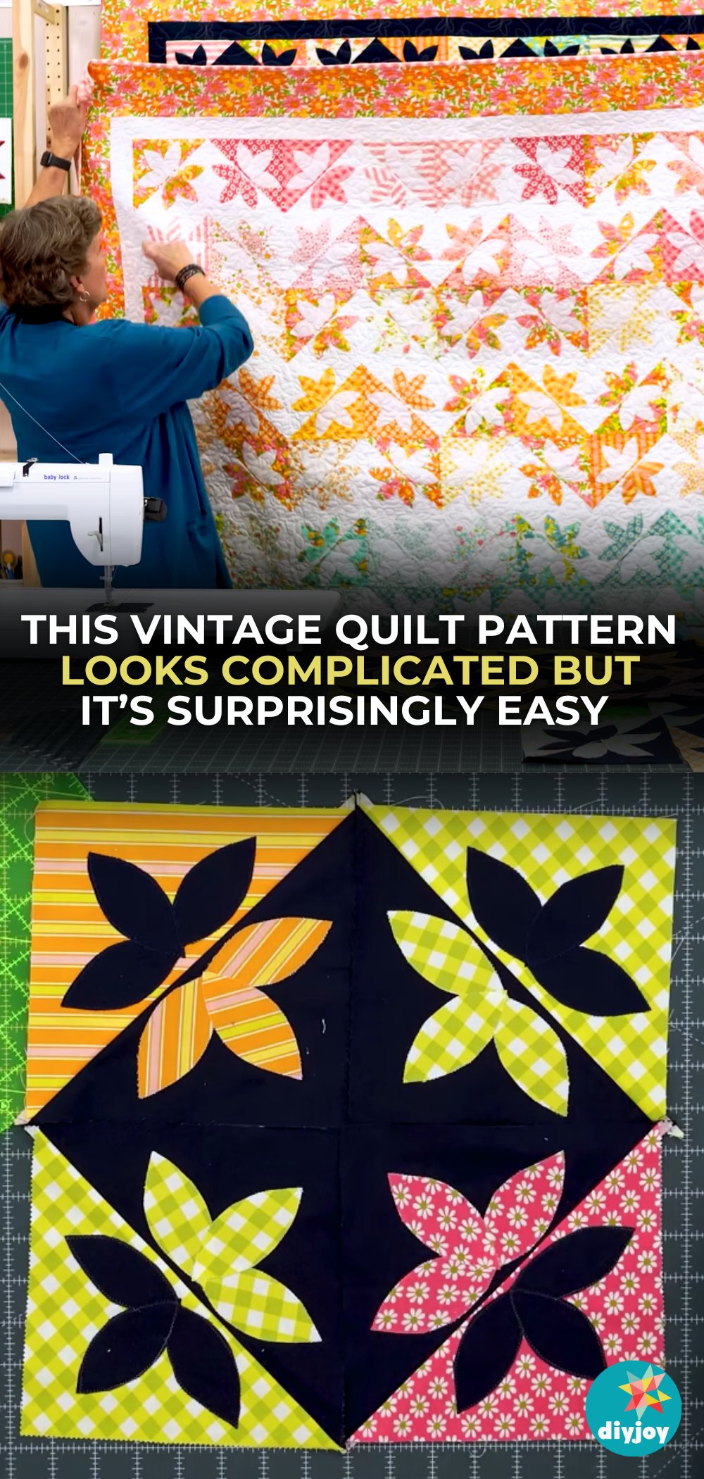 Vintage Bouquet Quilt With Jenny Doan