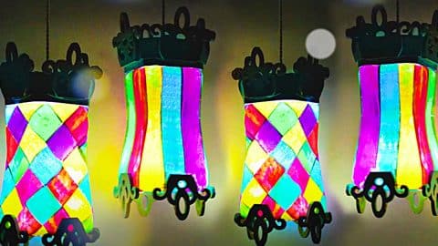 Turn Glass Jars Into Carnival Lanterns | DIY Joy Projects and Crafts Ideas