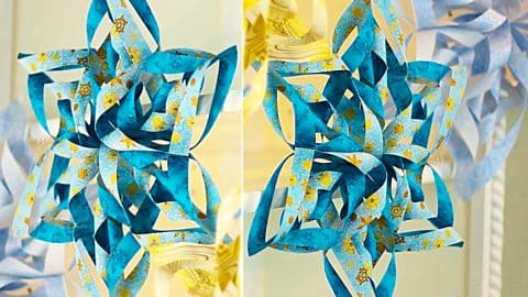 How To make a 3D Fabric Snowflake Ornament | DIY Joy Projects and Crafts Ideas