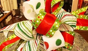 How To Make a Funky Christmas Bow