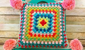 How To Make A Granny Square Pillow