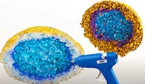 How To Make Hot Glue Geodes