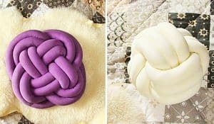 How To Make A Knot Pillow
