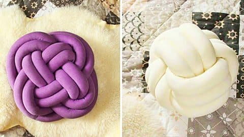 How To Make A Knot Pillow | DIY Joy Projects and Crafts Ideas
