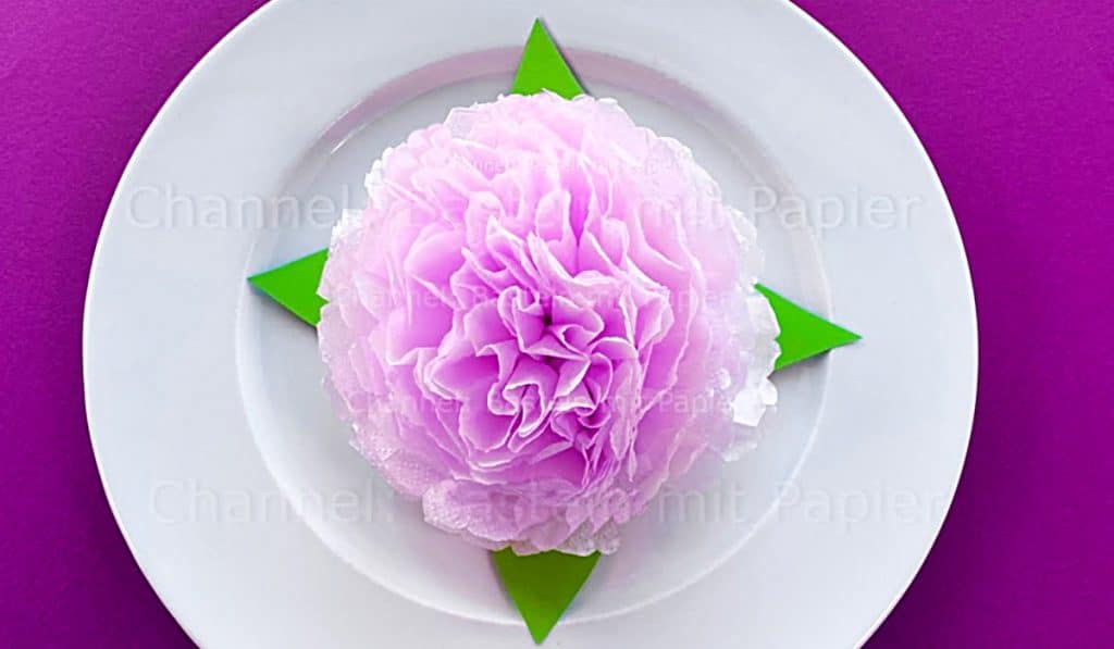 How To Make A Paper Flower - Napkin Flower - Home decor Ideas