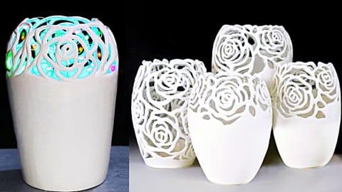 Paper Mache Corner Light Creation | DIY Joy Projects and Crafts Ideas