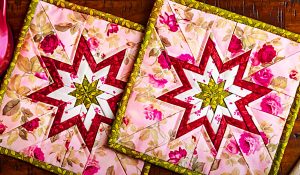 How To Make A Folded Star Square Hot Pad