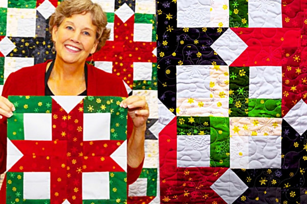 How To Make A Snowball Quilt - Jenny Doan Quilt Pattern - Easy Quilting Idea