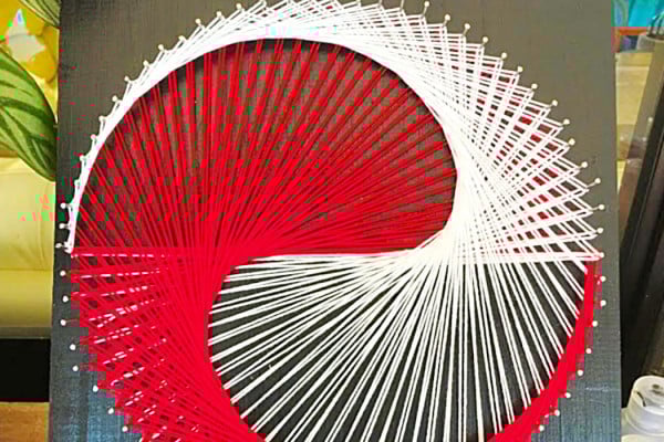 How To Make String Art - DIY String Art Project - Wall Art Idea
