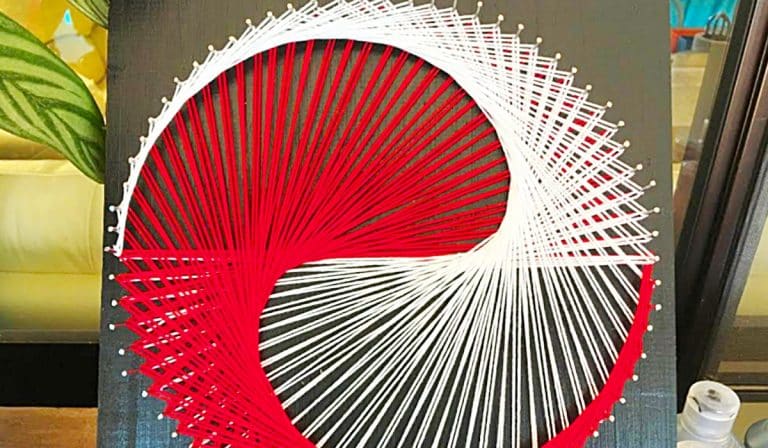 How To Make String Wall Art - DIY Joy