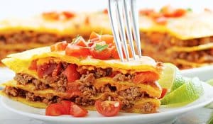 One-Pan Layered Taco Casserole Recipe
