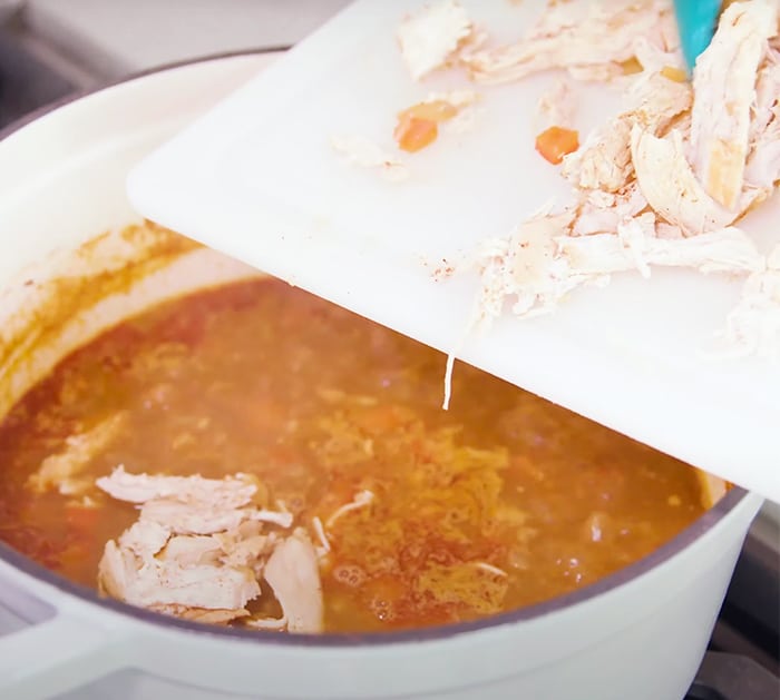 How To Make Chicken Tortilla Soup-Flour Tortilla Soup - One Pot Recipes