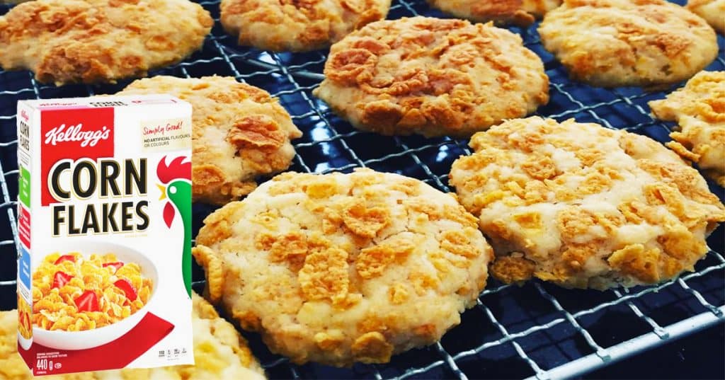5-Ingredient Cornflake Cookie Recipe - Cornflake Cereal - Cornflake Recipes