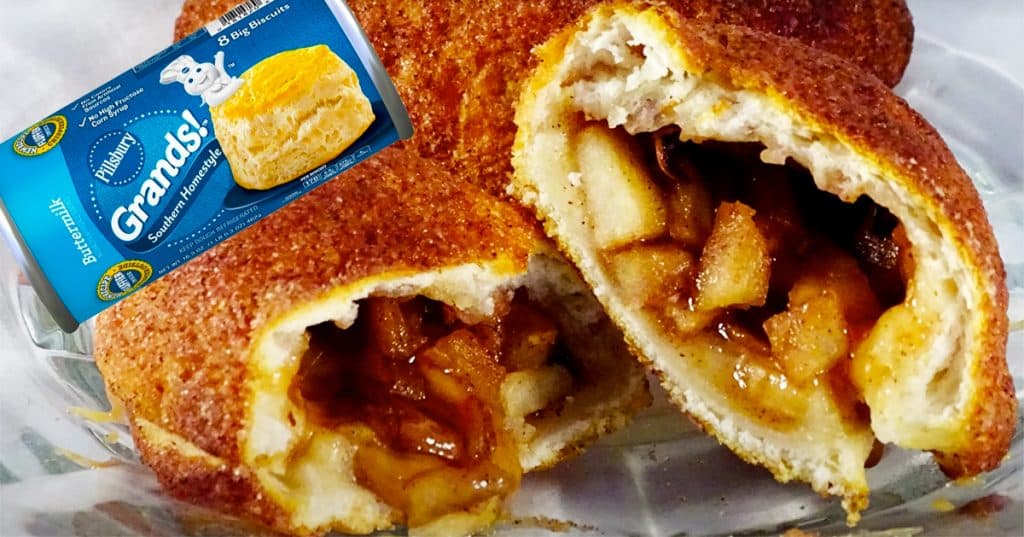 Canned Biscuit Apple Caramel Biscuit Bomb Recipe - Canned Biscuit Recipes - Apple Bomb recipes