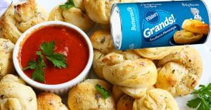 Canned Biscuits Garlic Knots Recipe