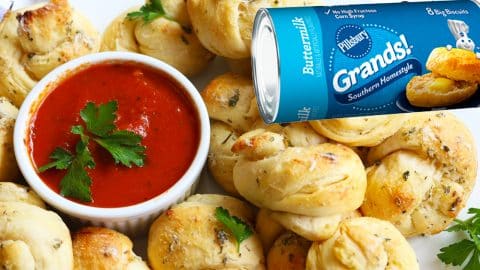 Canned Biscuits Garlic Knots Recipe | DIY Joy Projects and Crafts Ideas