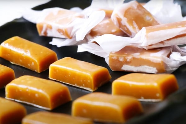 Chewy Caramel Toffee Recipe- Toffee Recipes - Make Caramel Toffee at Home