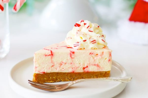 Christmas Candy Cane Cheesecake Recipe - Cheesecake Recipes - No-Bake Recipes