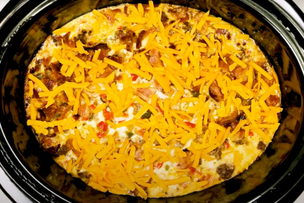 Crockpot Breakfast Casserole Recipe - Breakfast Recipes - Crockpot Recipes