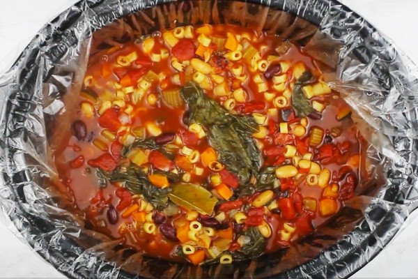 Crockpot Minestrone Soup Recipe - Crockpot Recipes - Soup Recipes