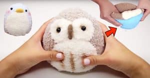 DIY Reversible Owl And Penguin Sock Plush