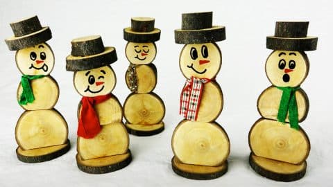 DIY Wood Snowman | DIY Joy Projects and Crafts Ideas