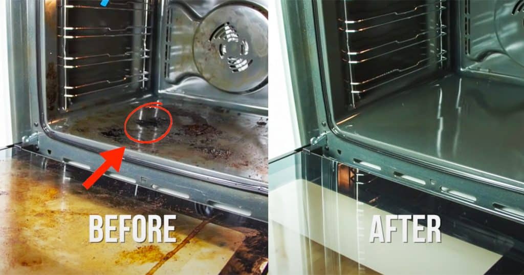 How To Clean Oven Drippings In 5 Minutes - DIY Oven Drippings