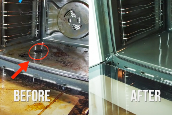How To Clean Oven Drippings In 5 Minutes - DIY Oven Drippings