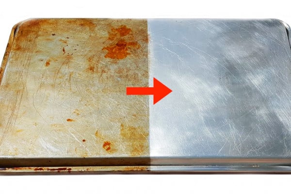 How To Clean Sheet Pans In 20 Minutes - Cleaning Tips and Tricks - DIY Clean Sheet Pans