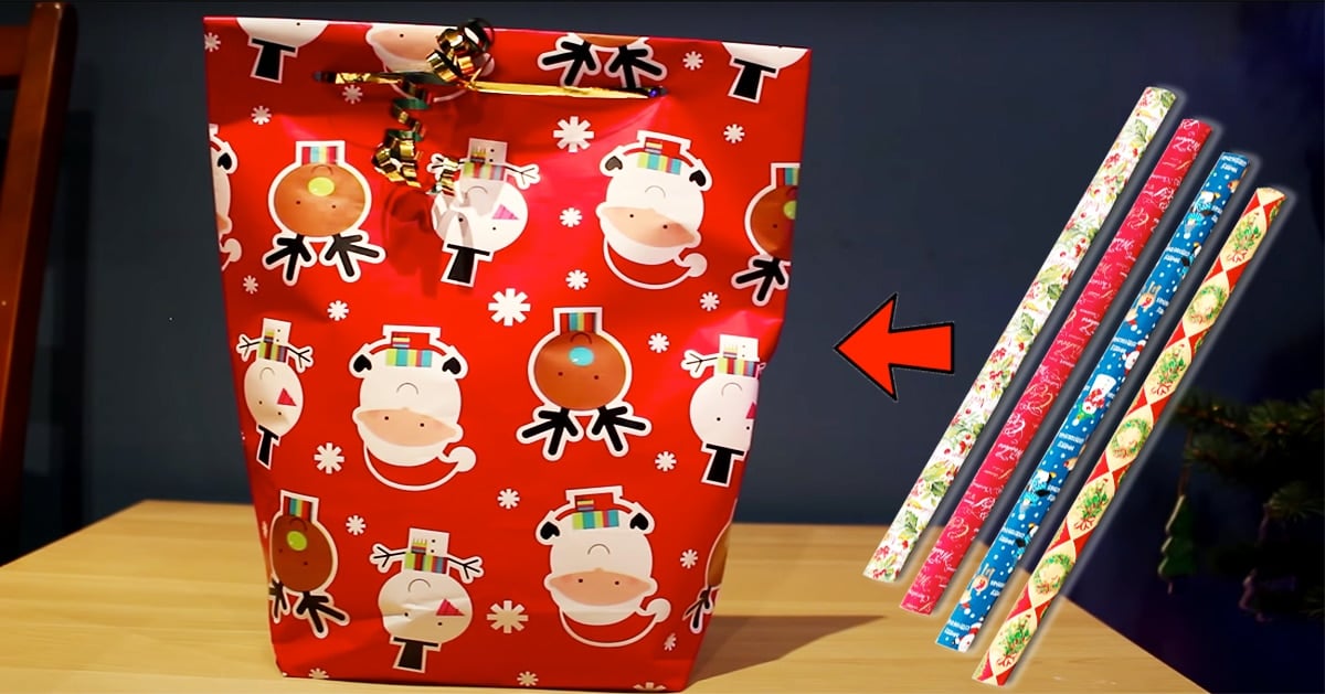 Making A Gift Bag Out Of Wrapping Paper : Gift Bag Paper Make Wrapping ...