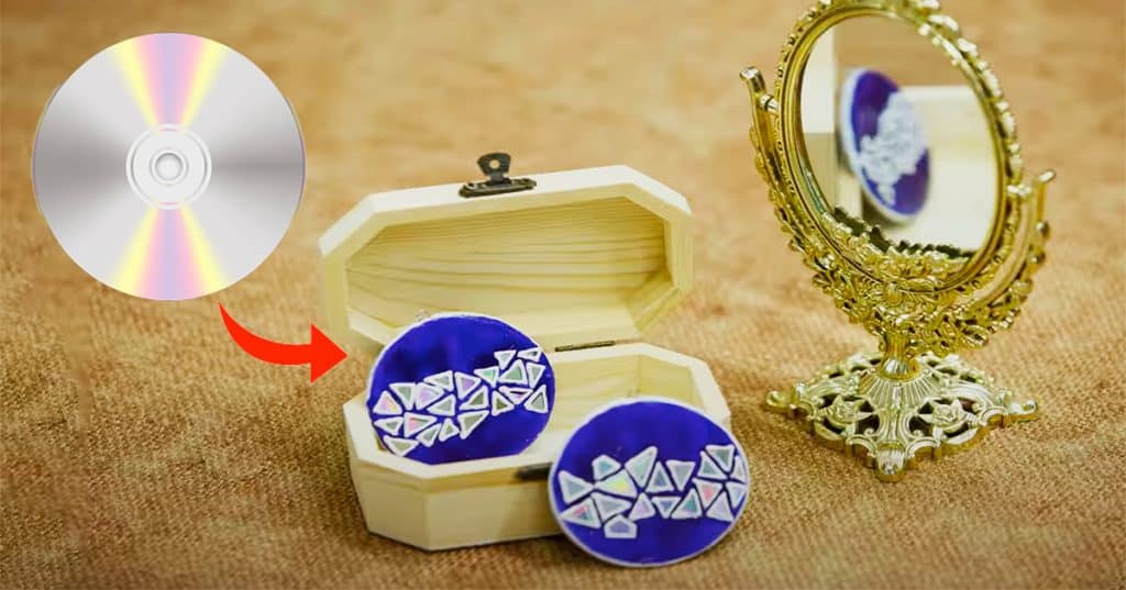 How To Make Earrings With CDs - Repurpose Items to Make Earrings